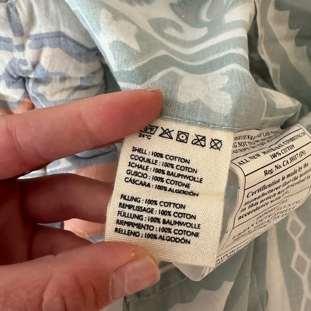 Anthropologie quilted pastel